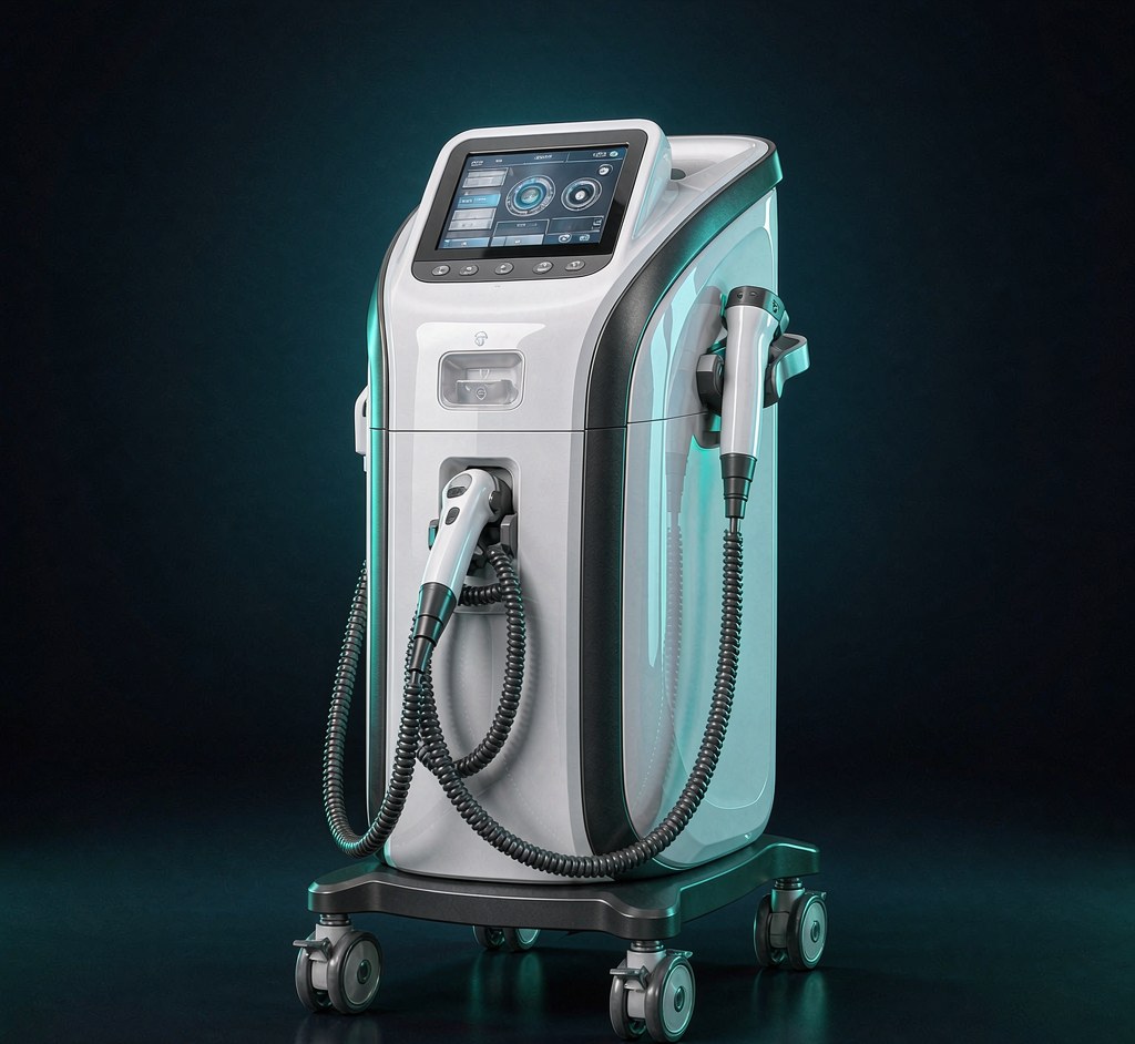 Q-switched Nd YAG laser tattoo removal machine